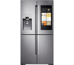 SAMSUNG Family Hub RF56K9540SR American-Style Smart Fridge Freezer - Stainless Steel